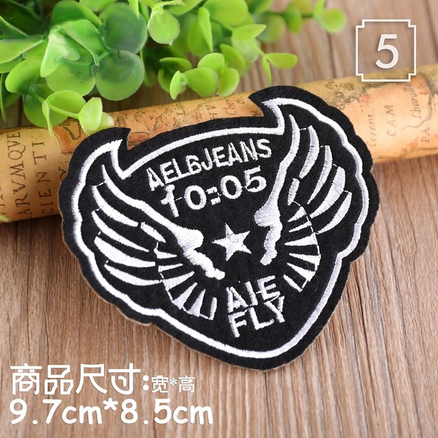 3 PCS Rugby Team Logo Embroidery Patch Helmet And Heart Logo Iron-On Patch  For Jacket Backpack Jeans Jacket - AliExpress