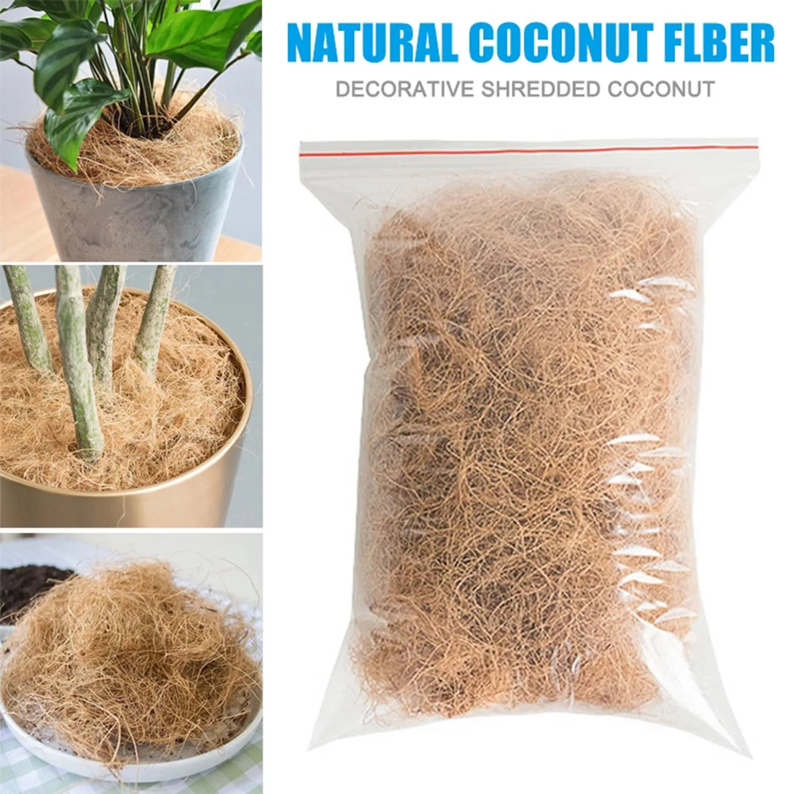 18oz Coconut Fiber Orchids Pet Bedding Bird Nest Insect-proof PH-Balanced