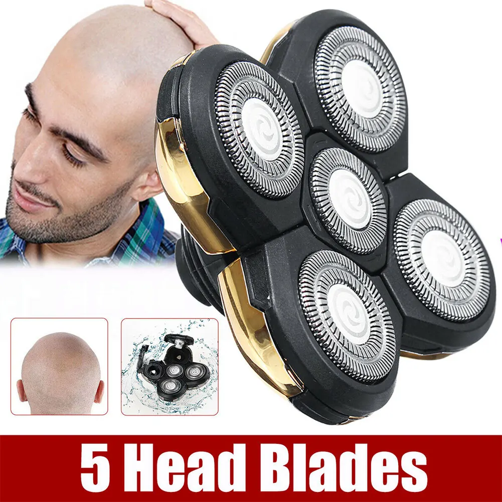 cabeças de cabeça barbeador elétrico rápido fácil instalar cortador substituição universal durável lâmina barba anel duplo prático
