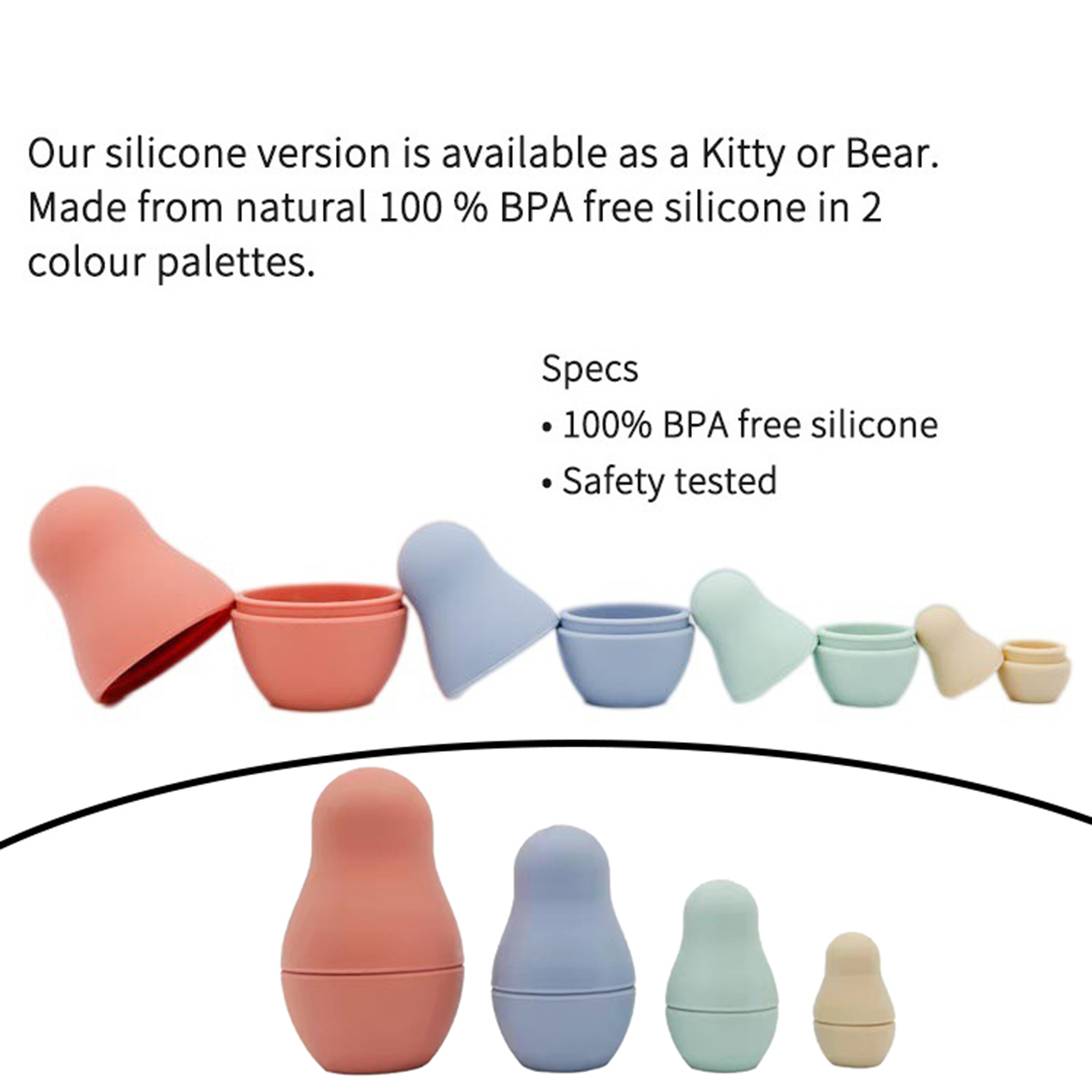 Soft Russian Nesting Doll Toy Babushka Dolls Teether Toys Desktop Ornament