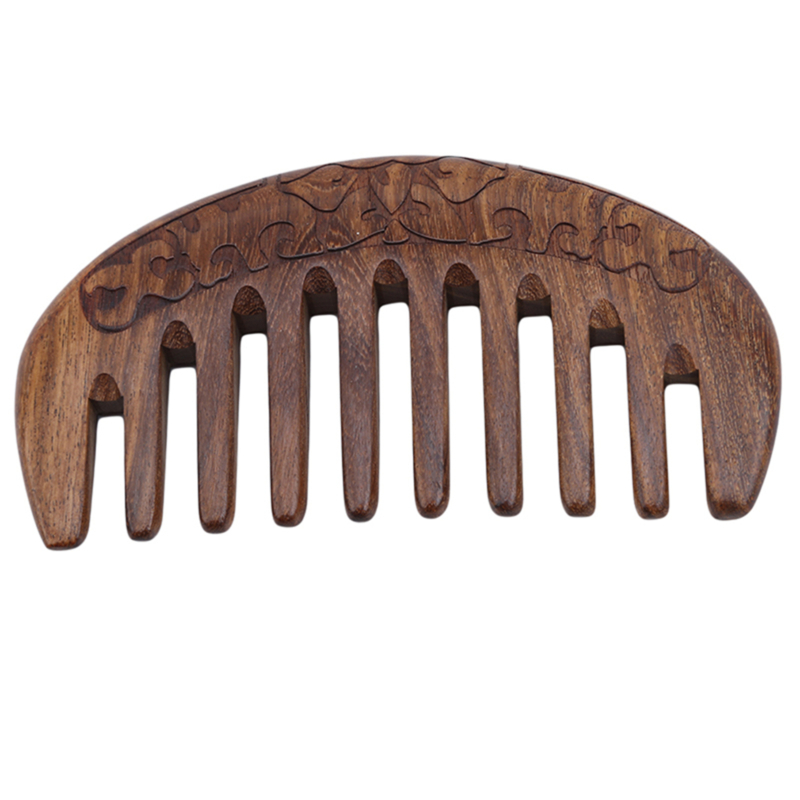 Best of Wooden Pocket Comb Natural Black Gold Sandalwood Super Narrow Tooth Combs No Static Lice Beard Comb Hair Styling Tools Reviews & Tips - Image 4