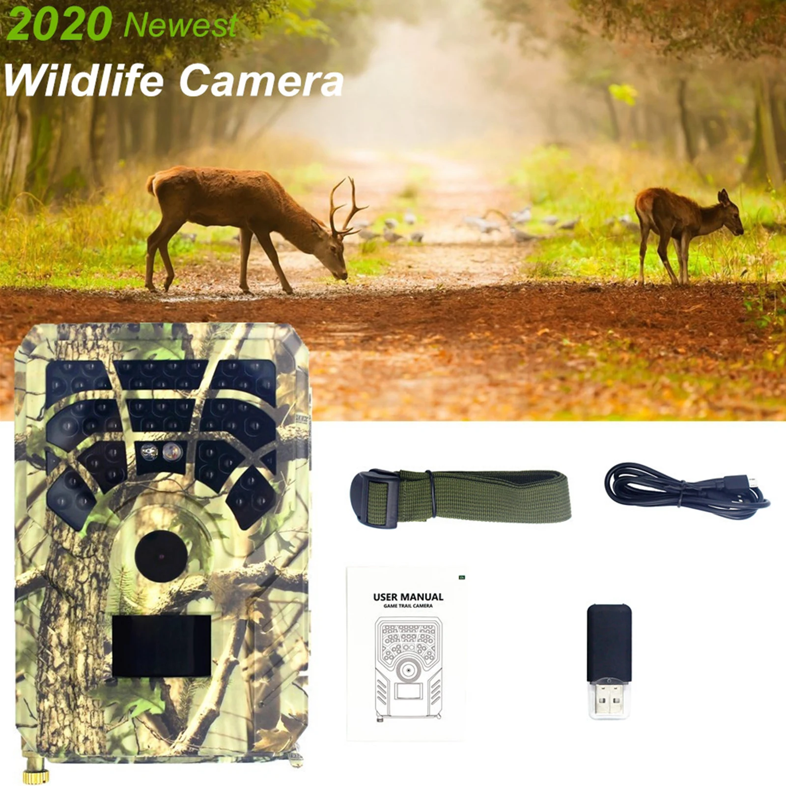 HD Hunting Camera Animal Wildlife Scouting Trail Game Cam Night Vision