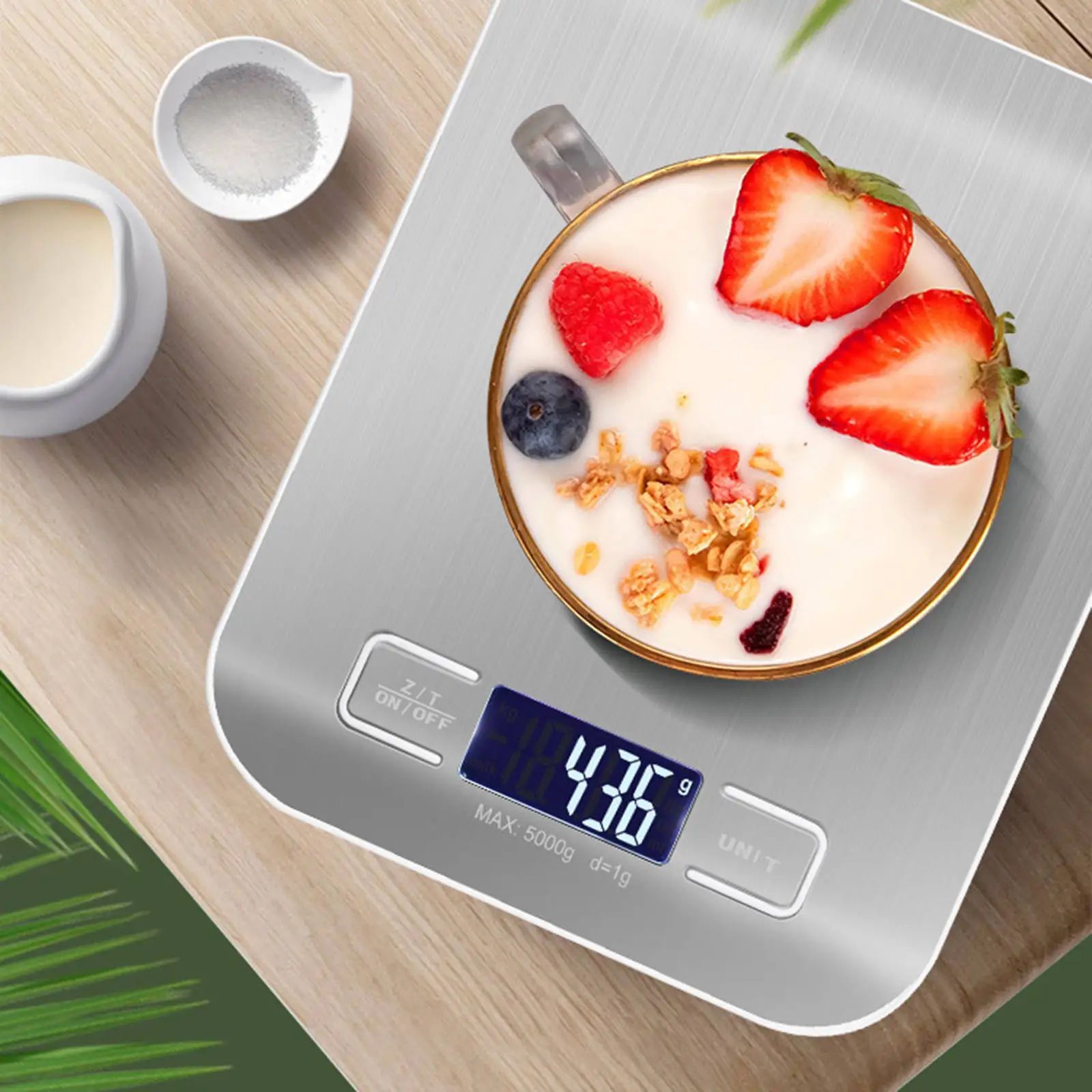Portable Digital kitchen Scales 5kg 10kg/1g Stainless Steel LCD Electronic Food Diet Postal Balance Measure Tools weight Libra