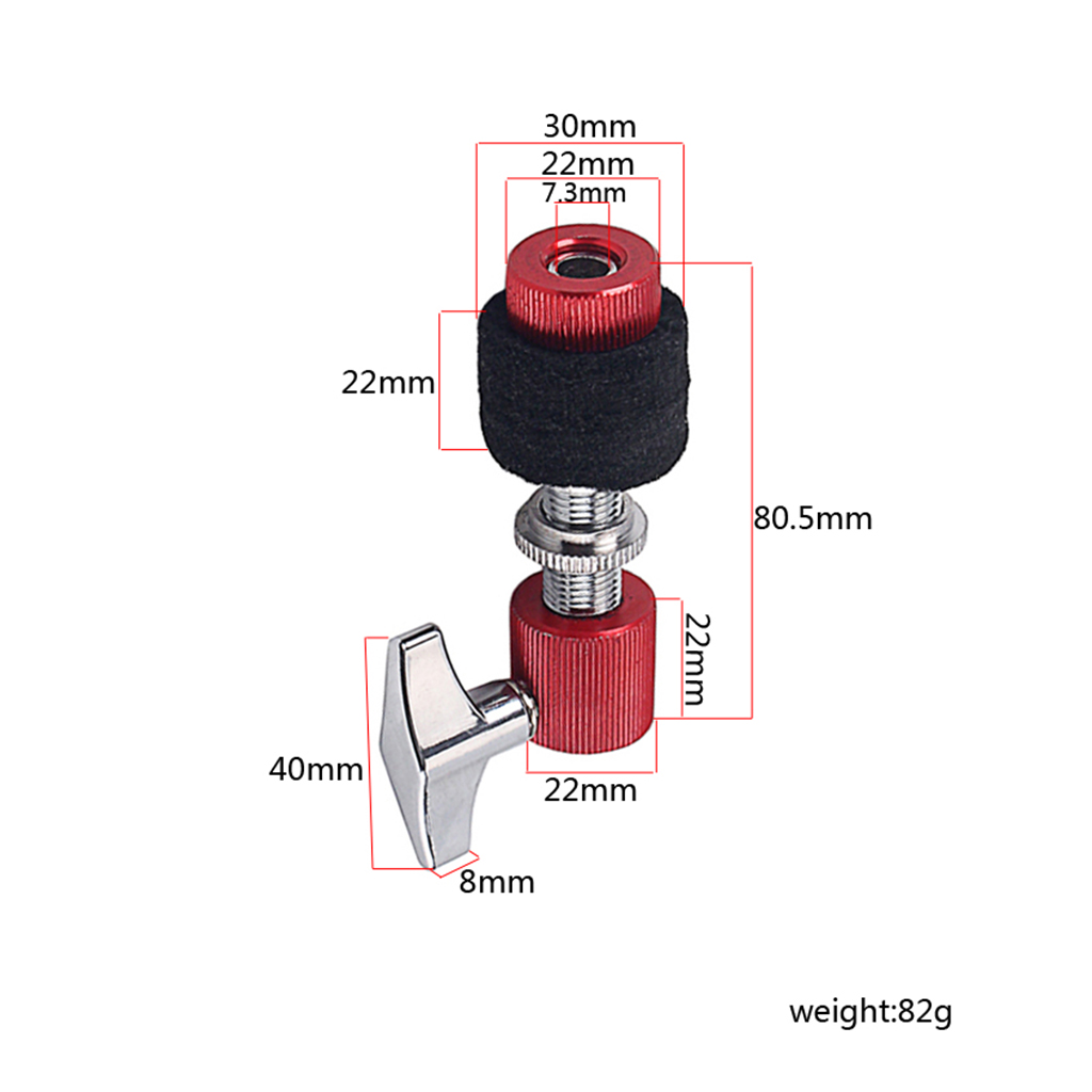 Metal Hi-Hat Cymbal Clutch for 1/4