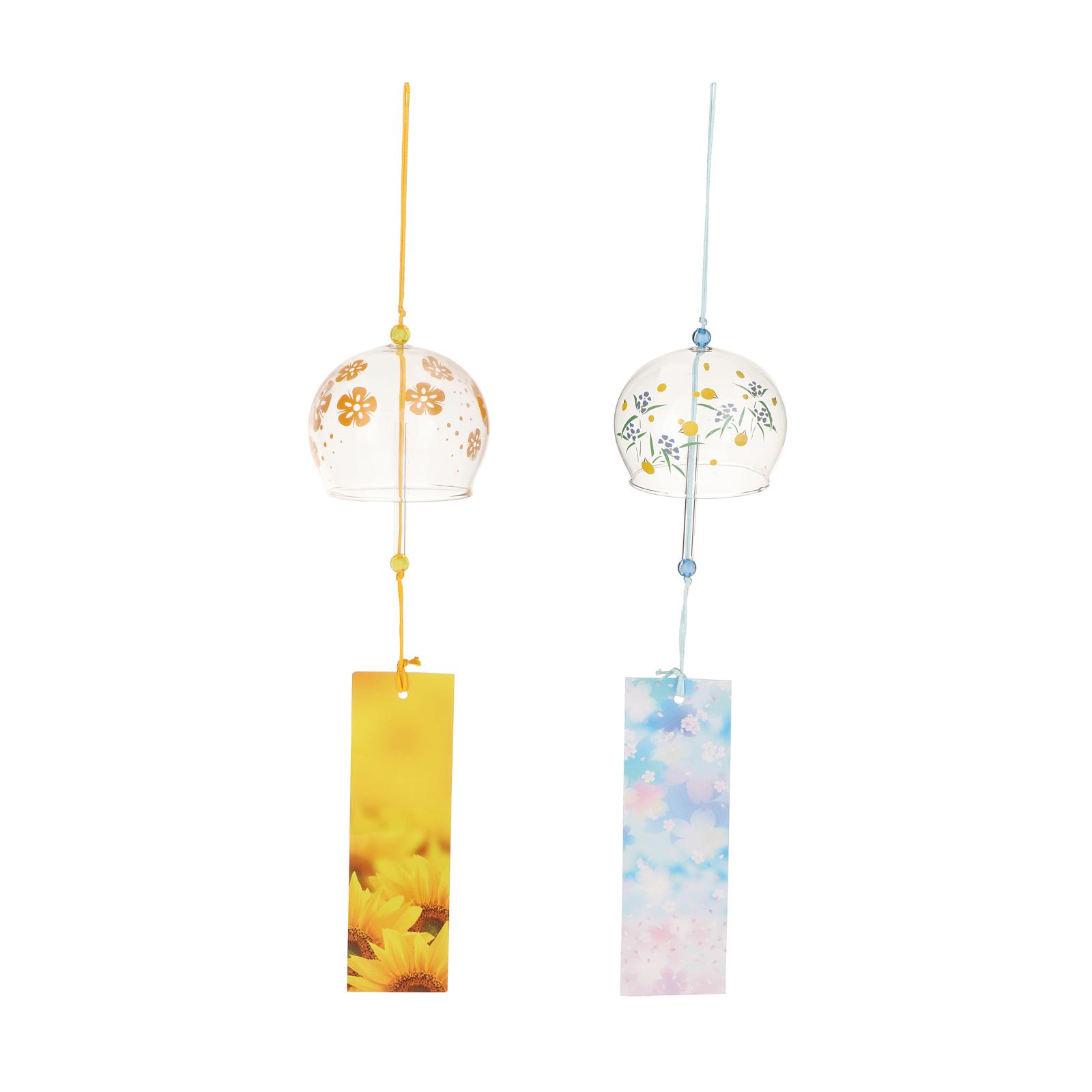 Japanese Wind Chimes for Outside Glass Wind Chimes Outdoor Home Decoration DIY Gift Hanging Doorbell