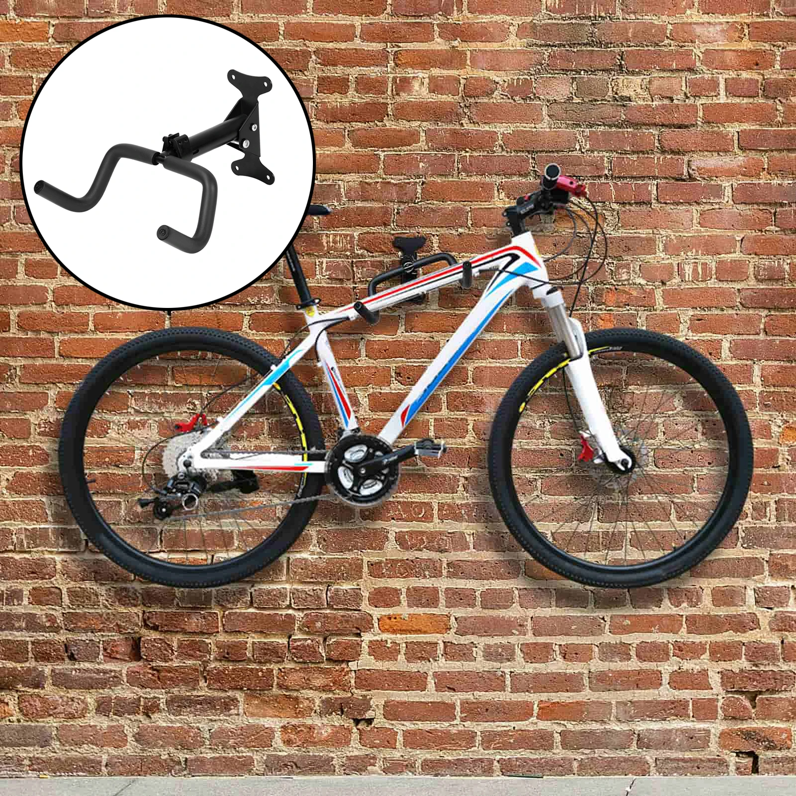 1PCS Bicycle Wall Stand Holder Foldable MTB Road Bike Storage Hanging Hanger Hook Cycling Display Rack Support Stand Bracket