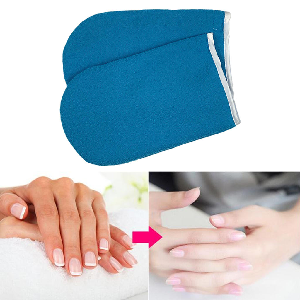 Paraffin Wax SPA Hand Foot Mitts Gloves Booties Terry Cloth , Made from Soft Cotton with Cotton Liner and Snap Closure