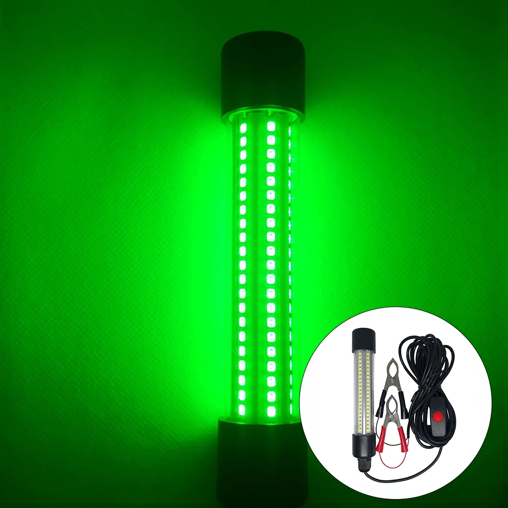 12V 13W LED Submersible Fishing Light Underwater Ultra Bright Shrimp Crappie Light with 5 Meters Cord