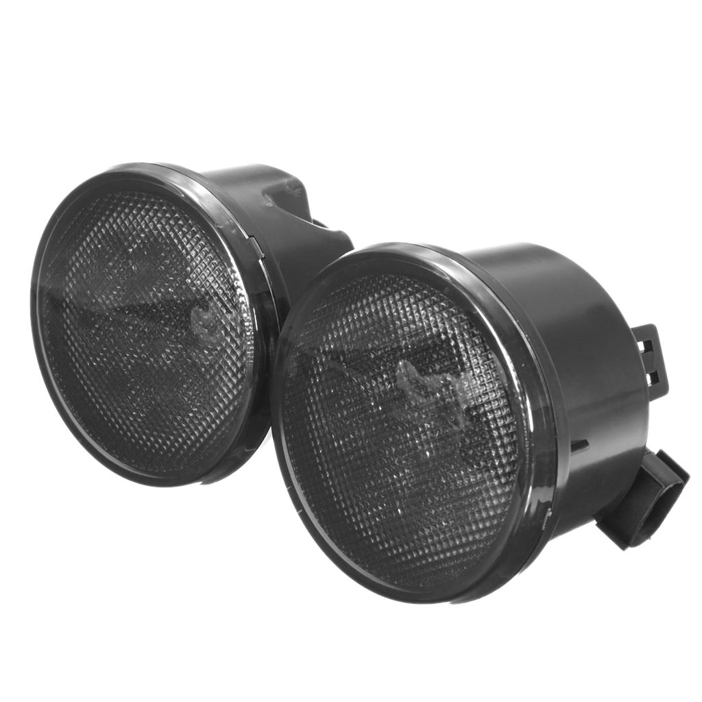 1 Pair Amber Front LED Turn Signal Light Assembly Indicator Side  Parking Lights For Jeep Wrangler JK 2007~2016 98 x 98 x 80mm