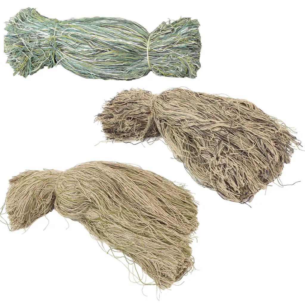 Ghillie Suit Thread to Build Your Own Ghillie Suit for Halloween Party Unisex Synthetic Ghillie Yarn Woodland for Hooded Jacket