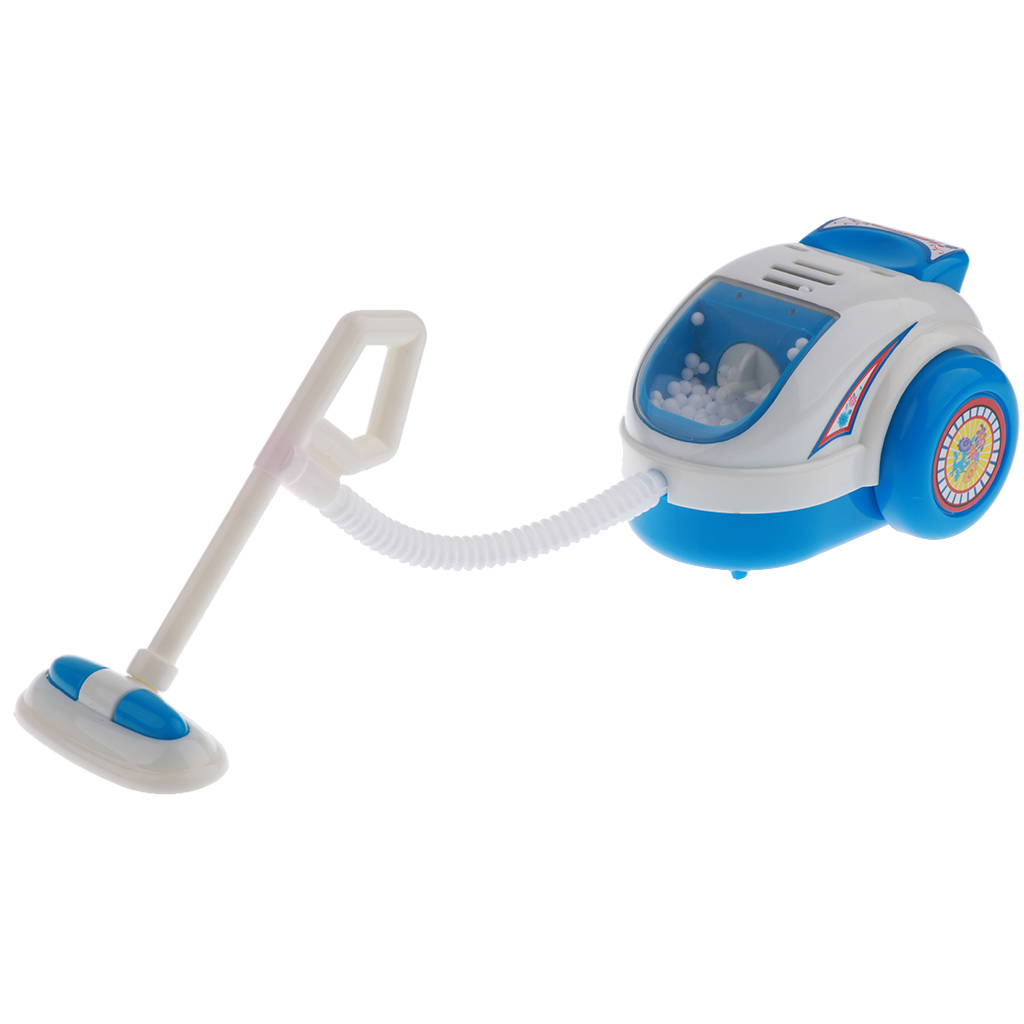 blue toy vacuum