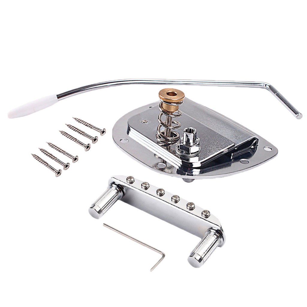 Guitar Tremolo Bridge Tailpiece w/Whammy Bar Set for  Guitar