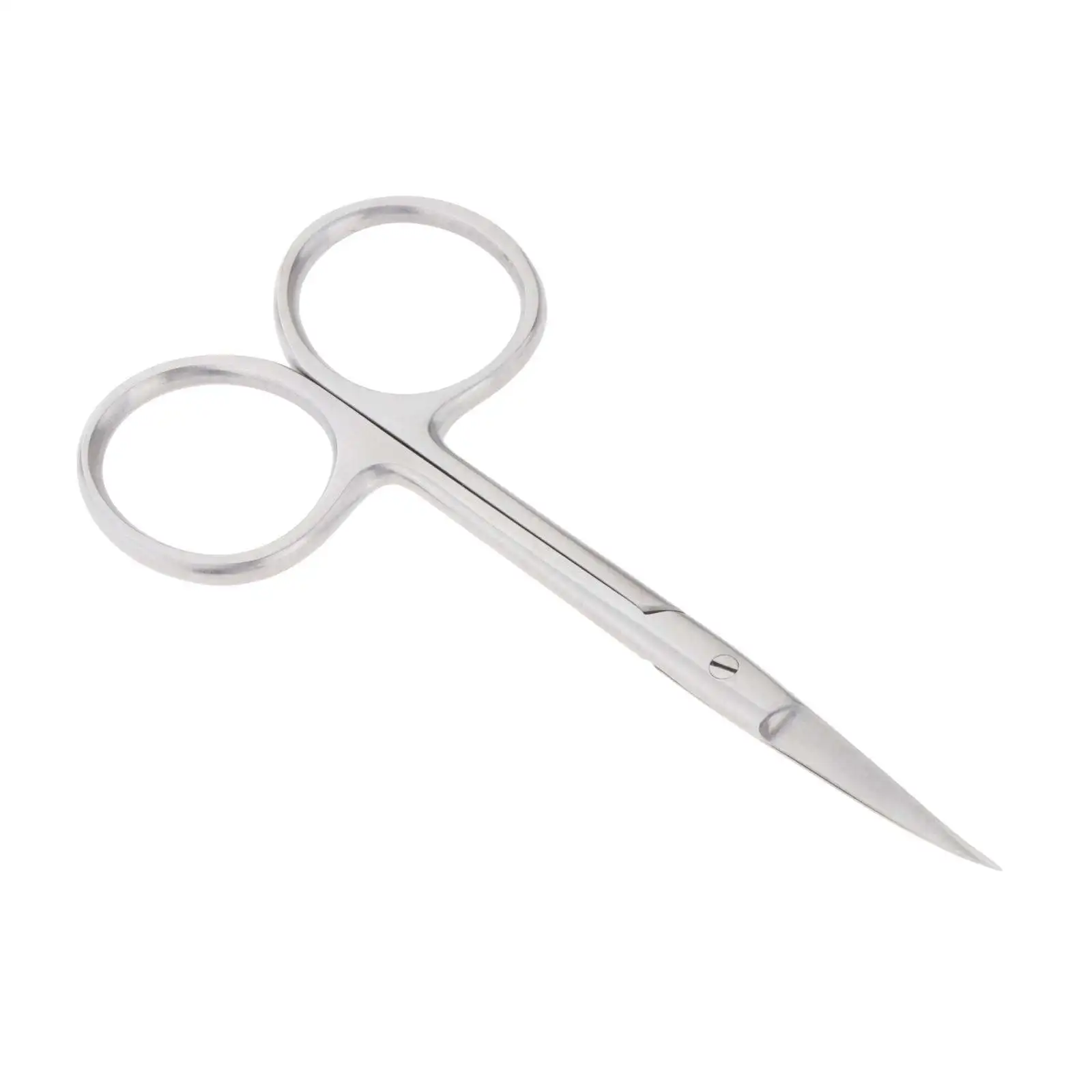 Cuticle Scissors Compact Curved Safety Use Professional Trimming Scissors for Eyelashes Nose Beard Eyebrows Travel Home Use