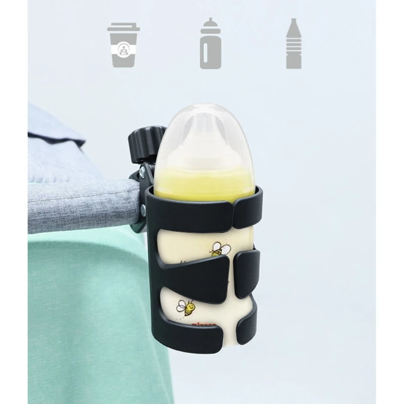 baby stroller accessories set Baby Stroller Cup Holder Universal 360 Rotatable Drink Bottle Rack for Pram Pushchair Wheelchair Accessories baby stroller handle cover