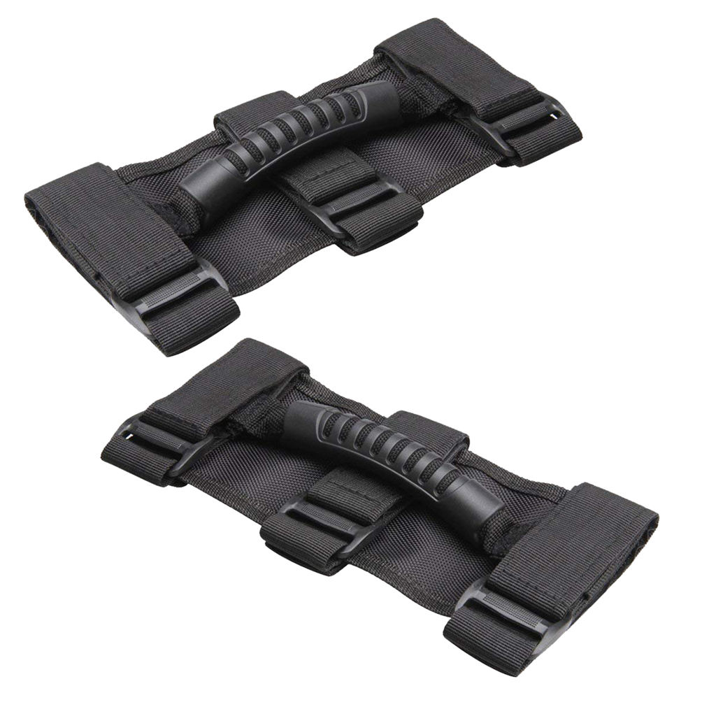 2Pieces Roll Bar Grab Handles Grib Hand Holder For Jeep Wrangler JK TJ YJ