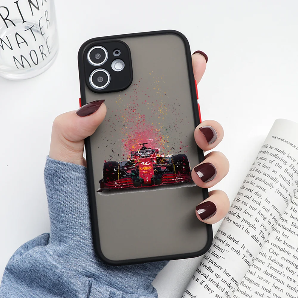 Formula 1 Racing F1 Car Phone Case For iphone SE 2020 6 6S 7 8 11 12 13 Mini Plus X XS XR Pro Max transparent art bumper xr phone case