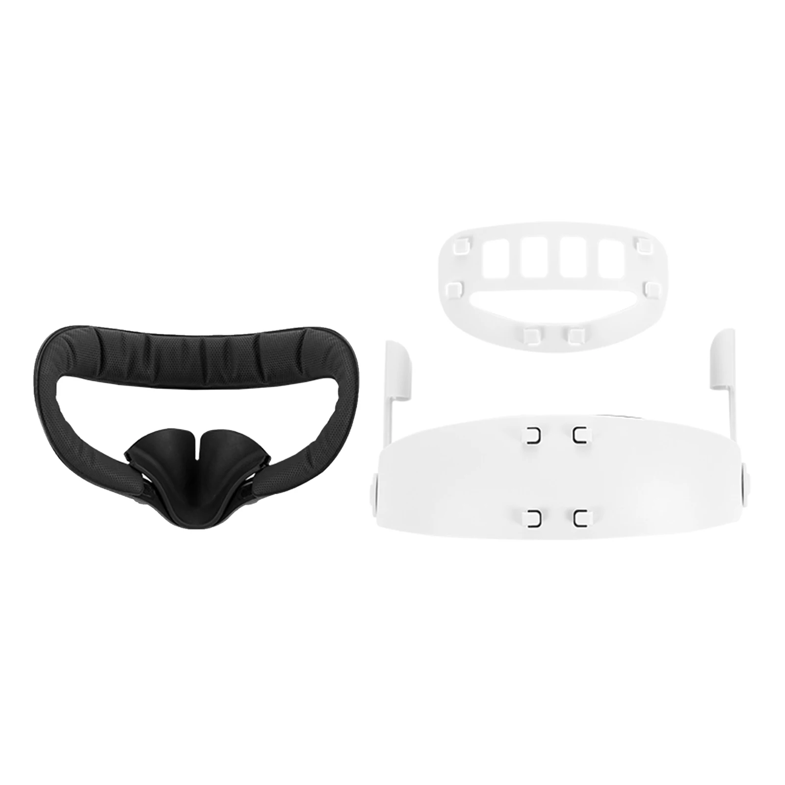 VR Face Pad Silicone Eye Cover Bracket Replaces for Quest 2, Nonslip