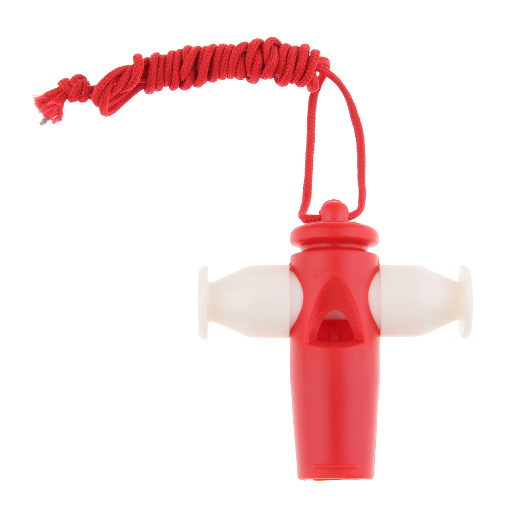 Keep Drum Samba Whistle with Red Rope for Kids Play Musical Instrument