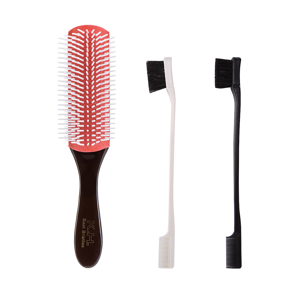 Hair Styling, Smoothing, Straightening Brush with 2pcs Smooth Gentle Hair Gel