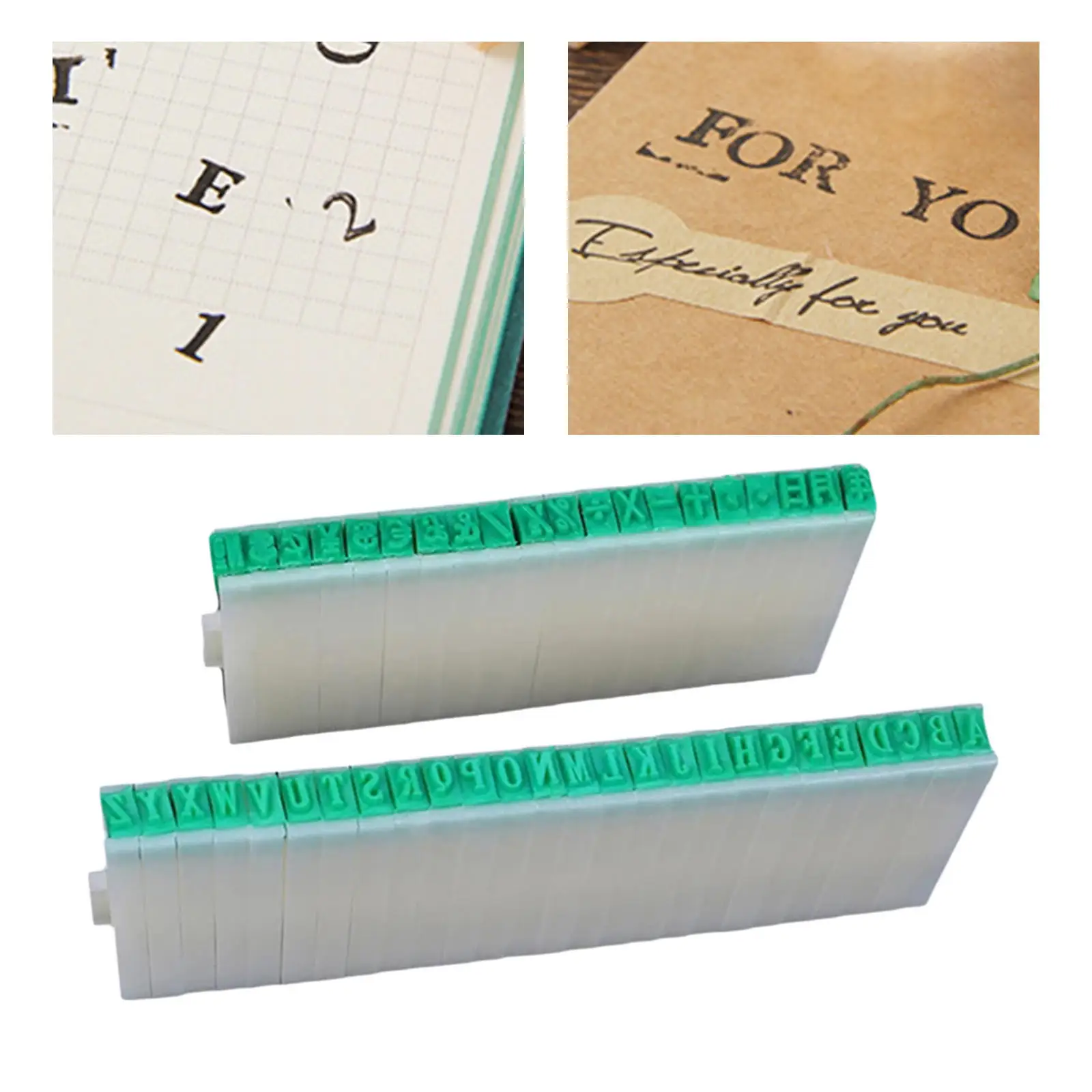 Mini Alphabet Stamps Symbol Stamps Kit DIY Craft for Album Card Making Decor