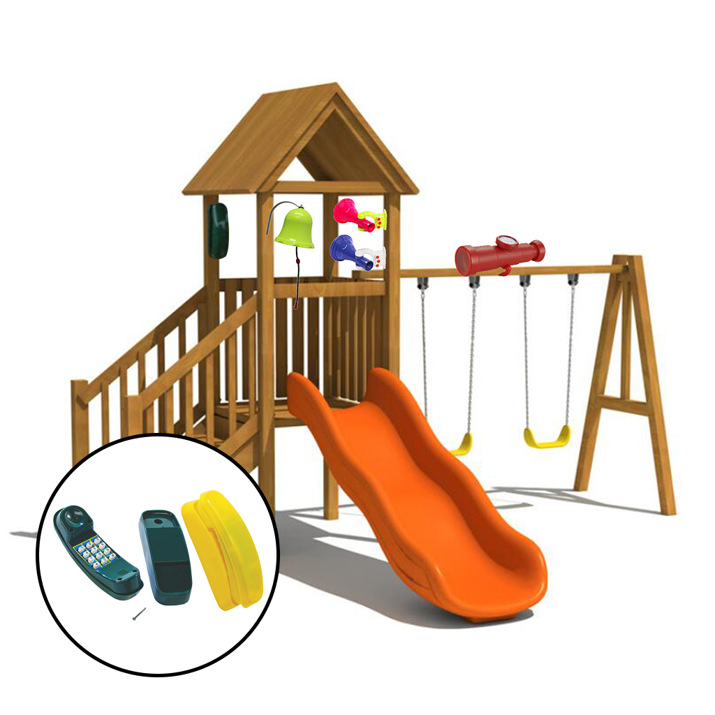 Plastic Telephone Creative Children Play Phone Playground Swing Set Accessories Telephone Playset Toy Pretend Play Phone Toys