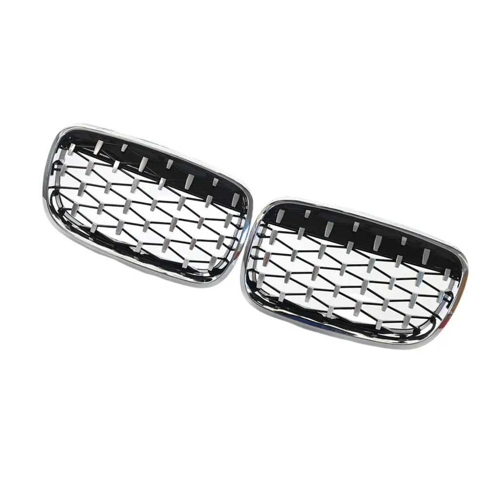 1 Pair Front Bumper Grill Grille Replacement for  X5 E70 2007 - 2013