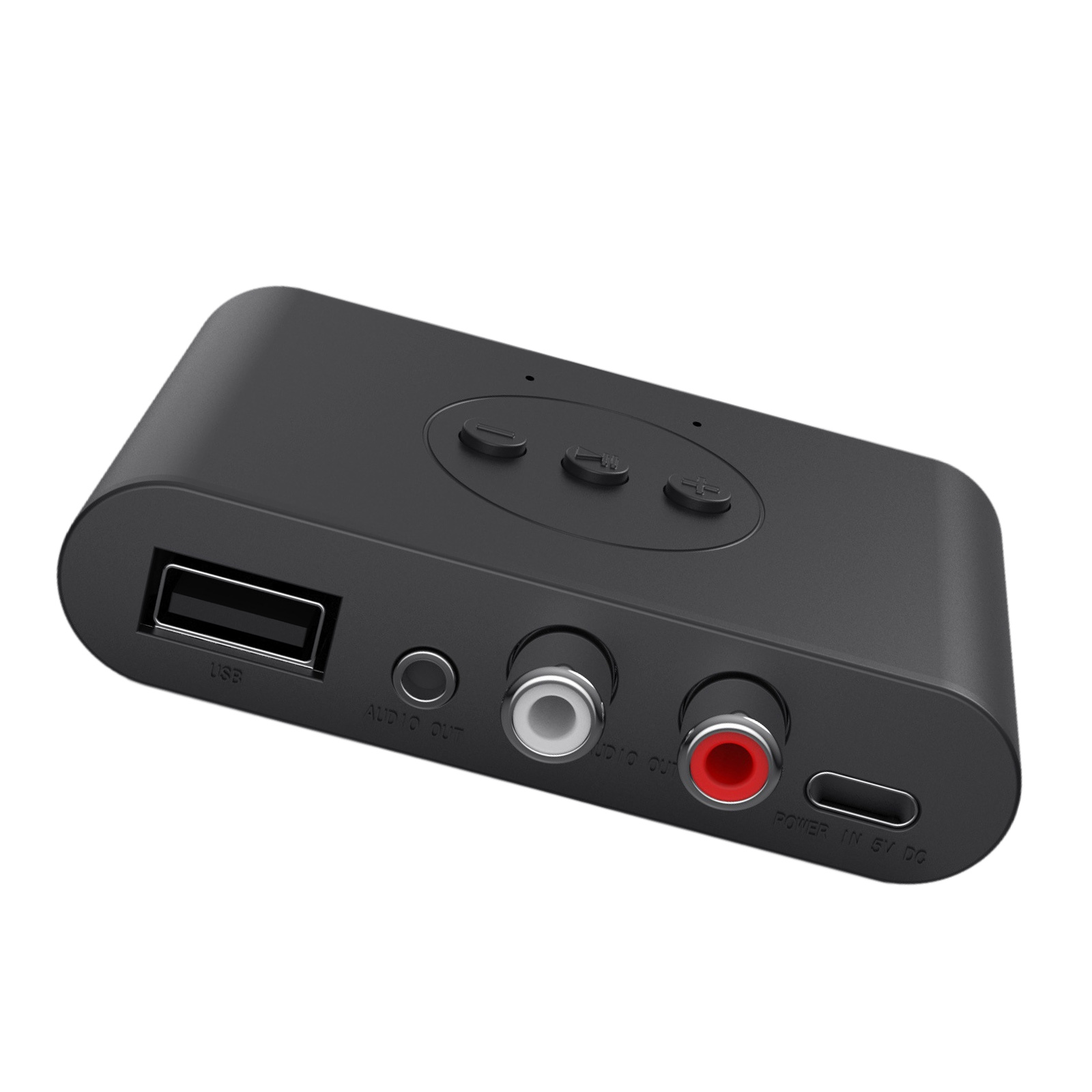 Bluetooth 5.0 Receiver, Bluetooth Audio Adapter USB 3.5mm RCA Audio Support U Disk NFC for TV Home Stereo System Low Latency