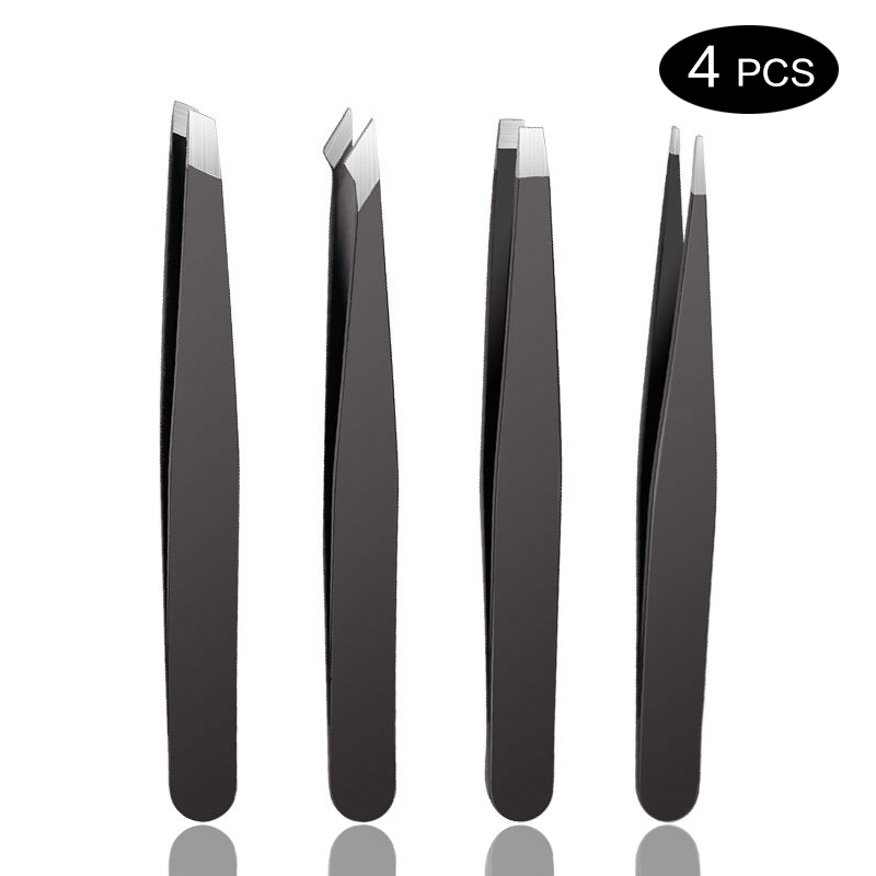 Best of Stainless Steel Eyebrow Tweezer Hair Pluckers Clip Eyebrow Trimmer Eyelash Extension Clip Makeup Beauty Repair For Eyebrow Too Reviews & Tips