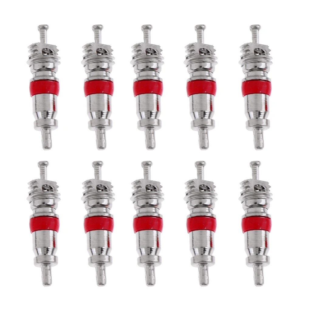 10Pcs High Quality Mountain Bike Schrader Valve Replacement Tire Tyre Valve Cores Parts MTB Bike Bicycle Parts