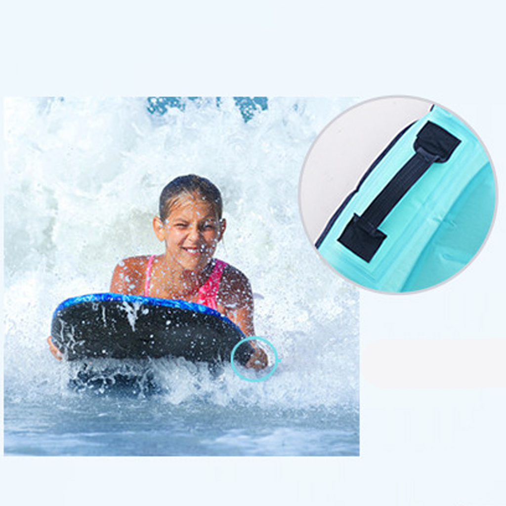 Outdoor Inflatable Surfboard Solid Color Buoy Kickboard Children Safe Sea