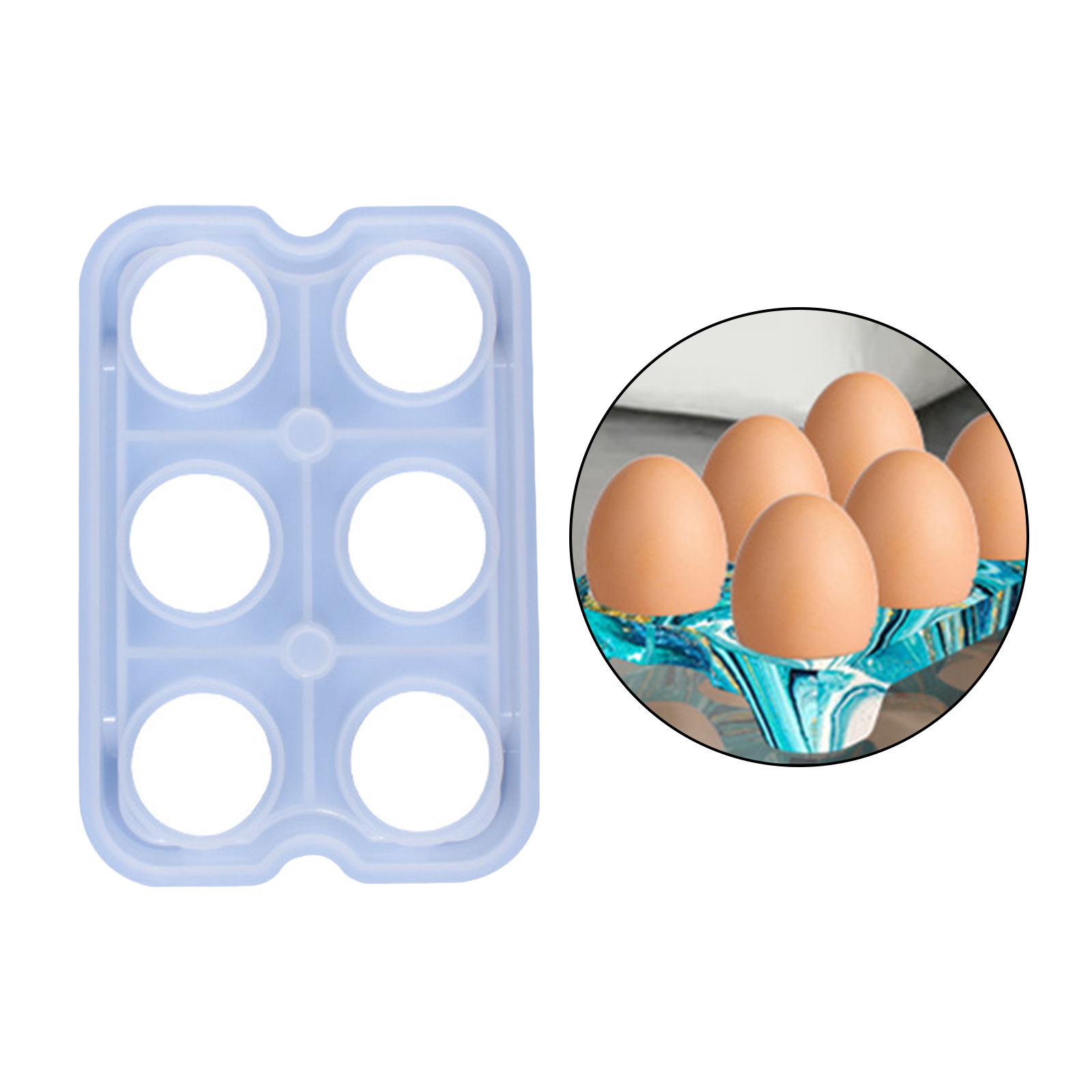 Silicone Egg Holder Rack Mold Egg Storage Rack Casting Mold in