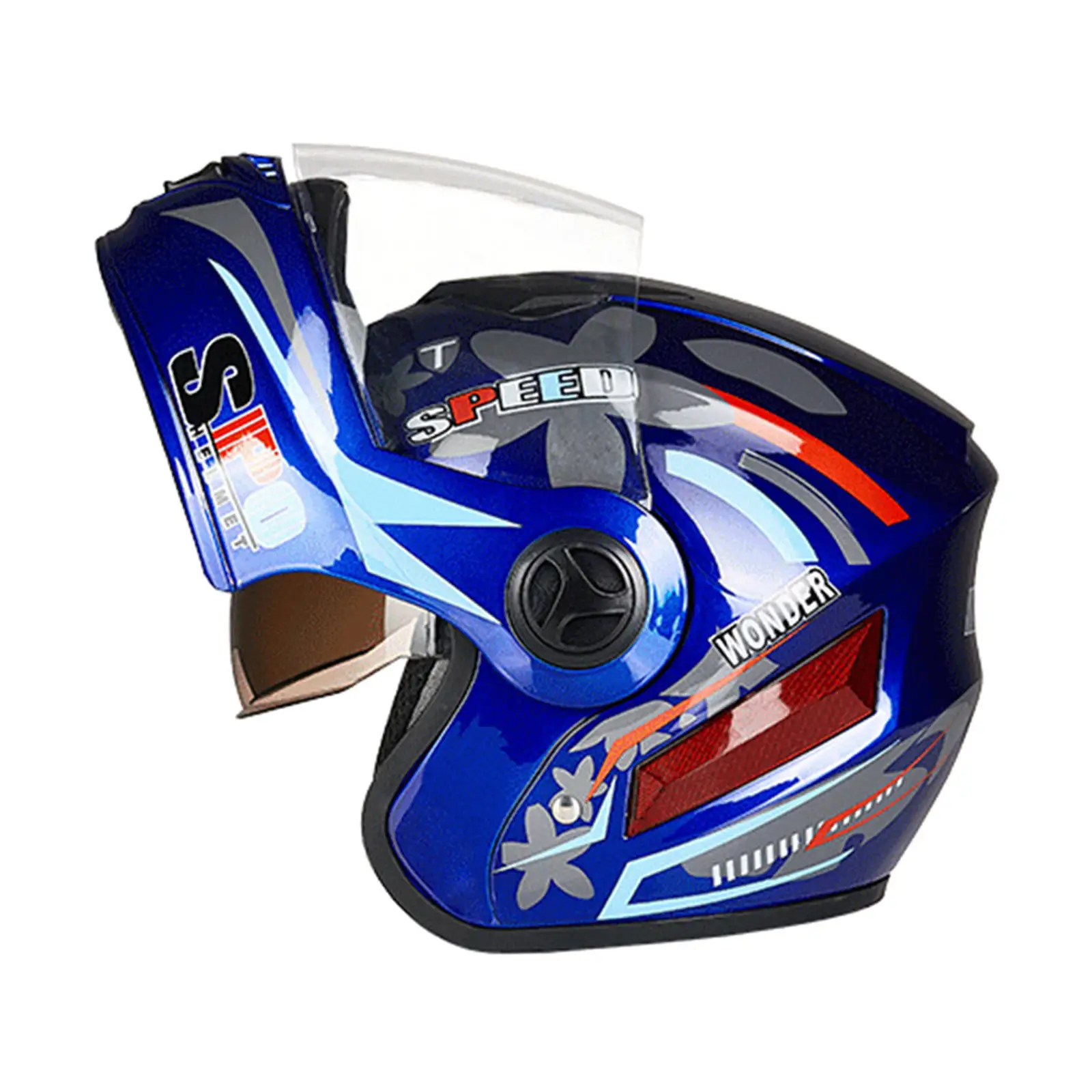 Motorcycle Full Face Helmet Dual Visors Lightweight ABS Air Vent Motorbike Touring Motocross Helm Sports