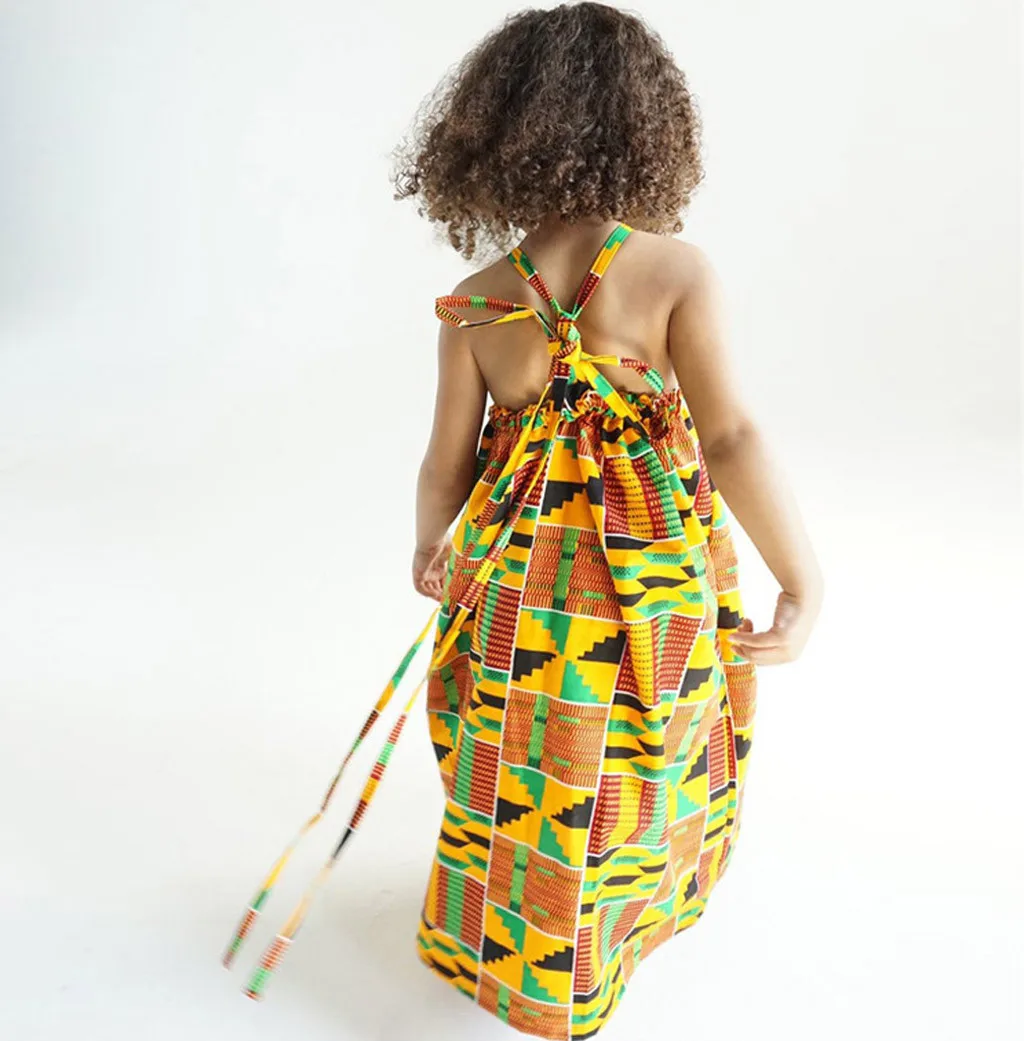 Gorgeous Adorable Baby Toddler Girls African Dashiki Dress