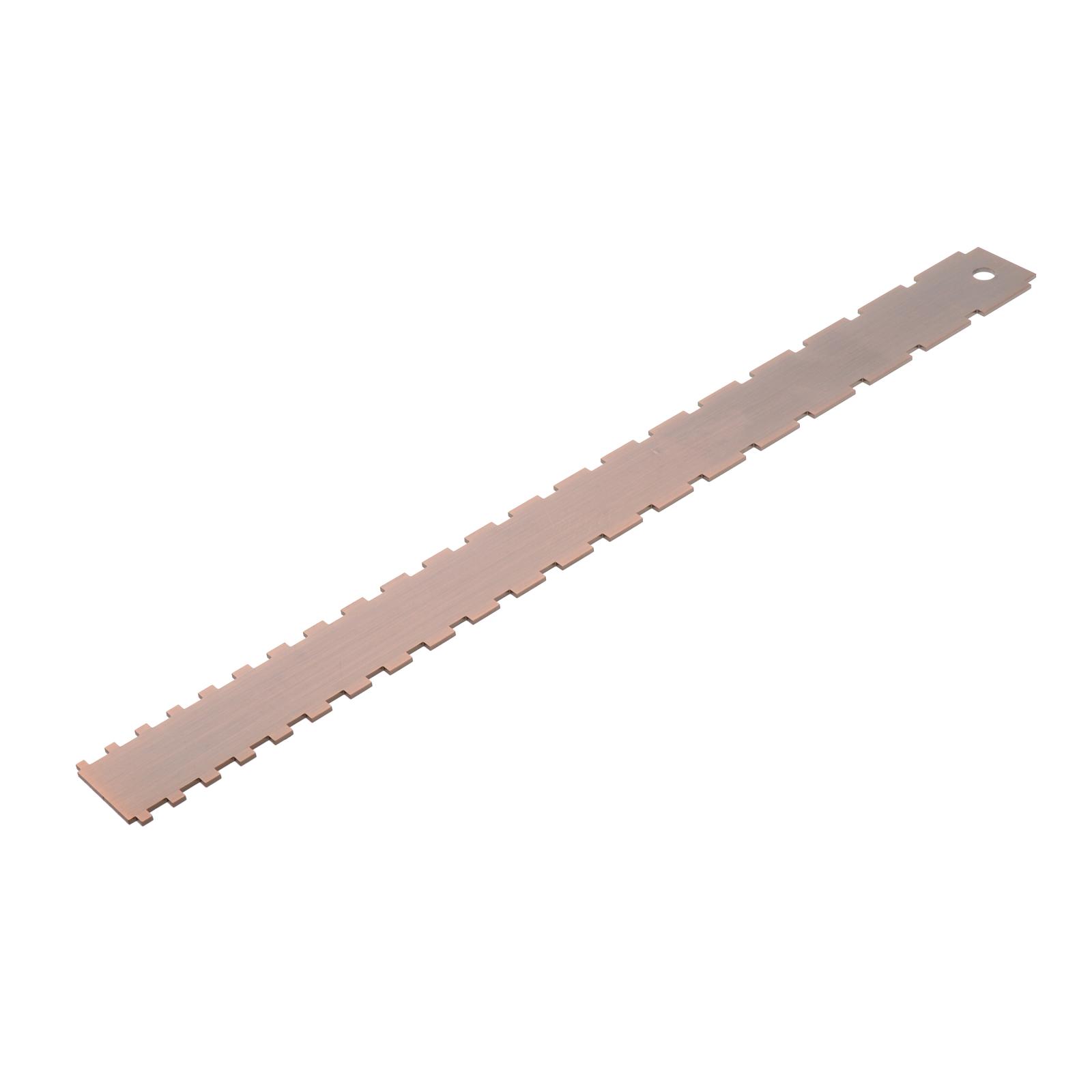 1pc Guitar Neck Notched Straight Edge Fret Ruler Fretboard Fret Measuring Tool Guitar Setup Luthier Tool