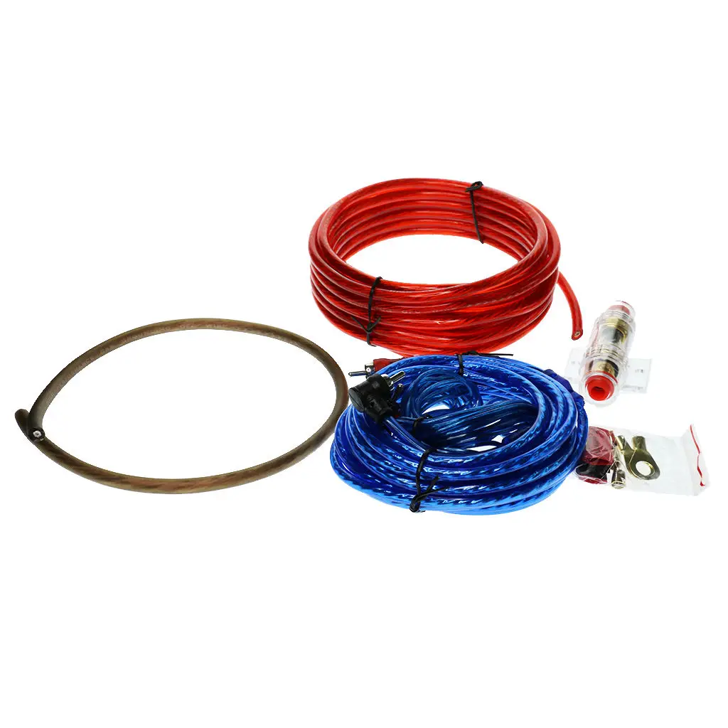 Universal Car Audio Subwoofer Amplifier Install AMP Wiring Wire Cable Kit