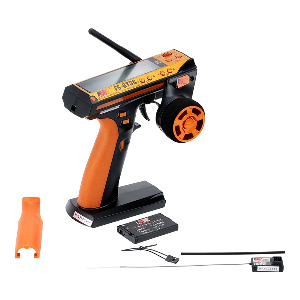 AFHDS 2.4G RC Car Controller 3 Channel Digital Radio Remote Control Transmitter with Receiver for Remote RC Car Boat