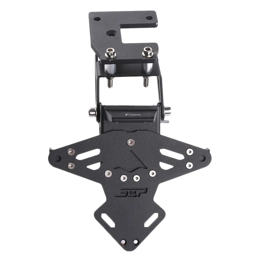 Bracket With LED Plate Light Front Plate Mounting Bracket For Kawasaki