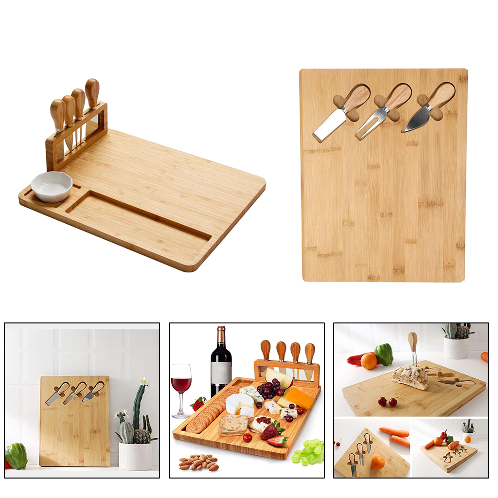 Cheese Board Set Platter Serving Board for Wedding Kitchen Accs Unique Gifts