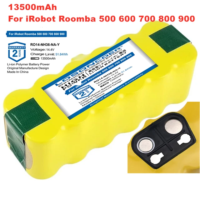 Batería de 13500mAh para iRobot Roomba Serie 500, 530, 540, 550, 600, 700,  800, 900, 600, 620, 650, 700, 770, 780, 870, 790 - AliExpress