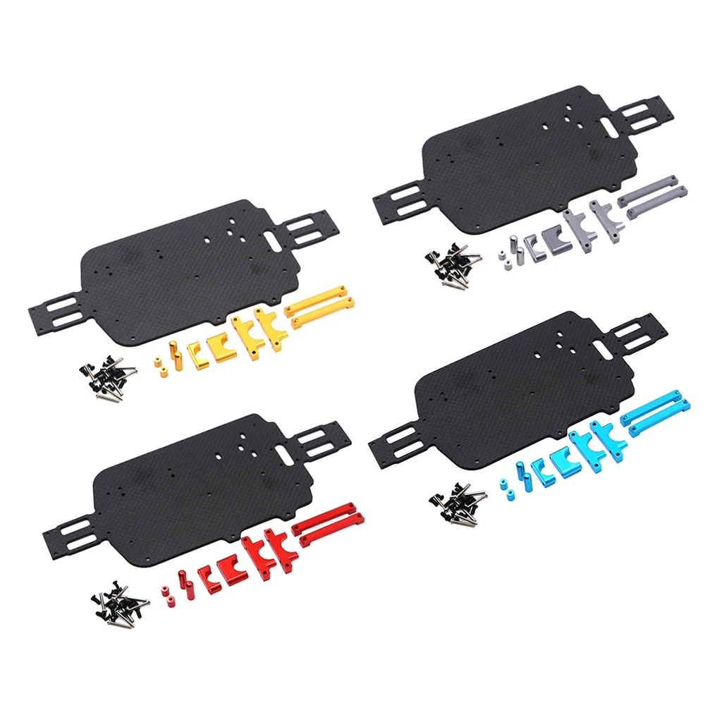 1Set RC Car Metal Chassis for Wltoys 1:18 Scale A949 A959 A969 A97 RC Car