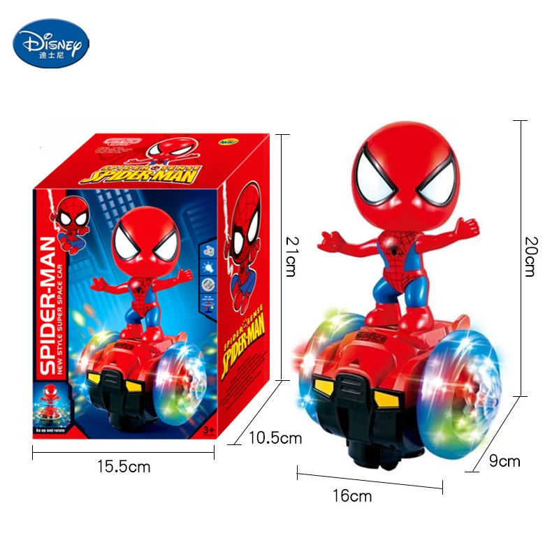 Disney Anime Figure Spiderman Balance Scooter Electric Light Music Colorful  Universal Car Child Toys Robot Christmas Gift Kawai| | - AliExpress