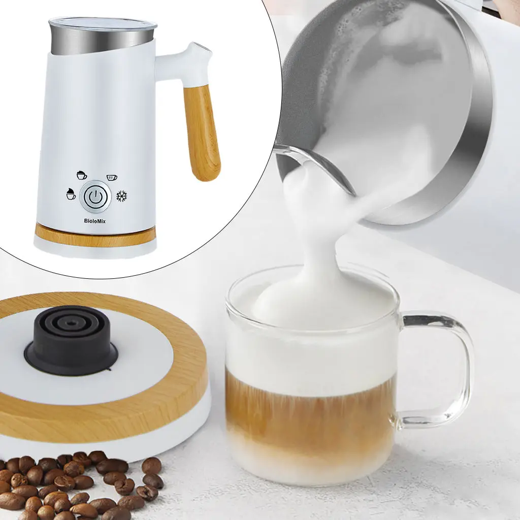 Automatic 500W Electric Milk Frother Warmer Foam Maker for Latte Cappuccino