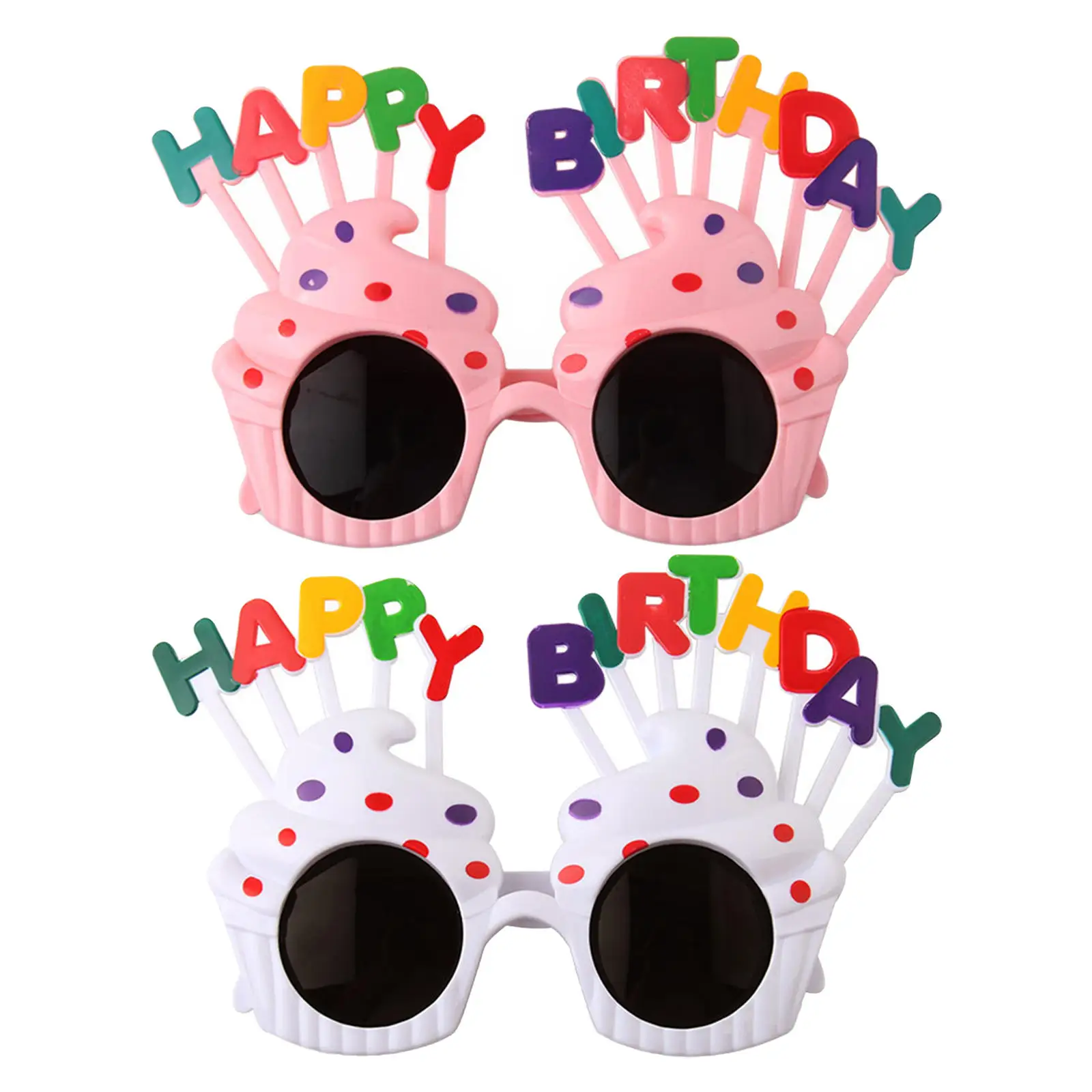 Dress Party Glasses Birthday Sunglasses for Supplies Photobooth Props Decoration