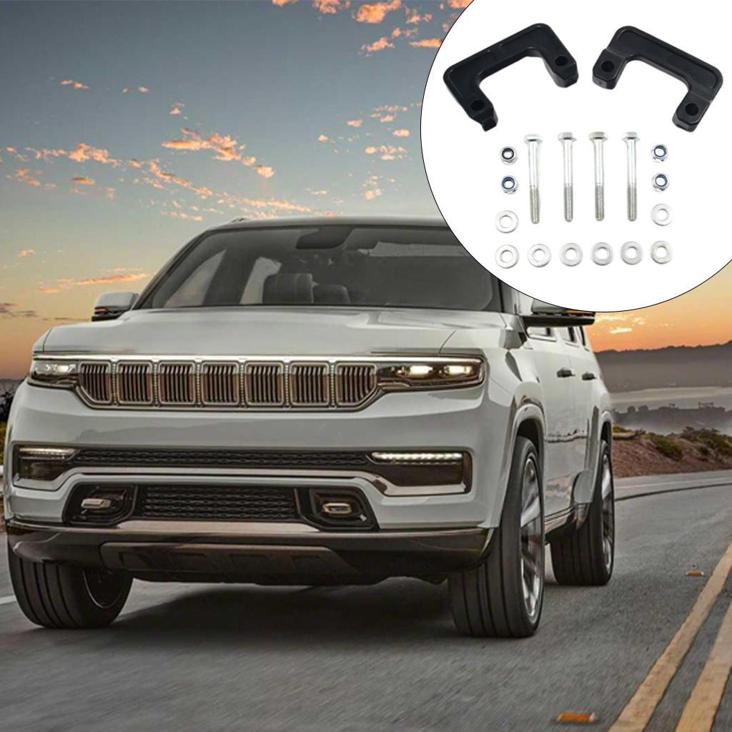 2 in Front Leveling Lift Kit Fit for Chevy Silverado 2007-2018 Professional Easy to Install Spare Parts Black