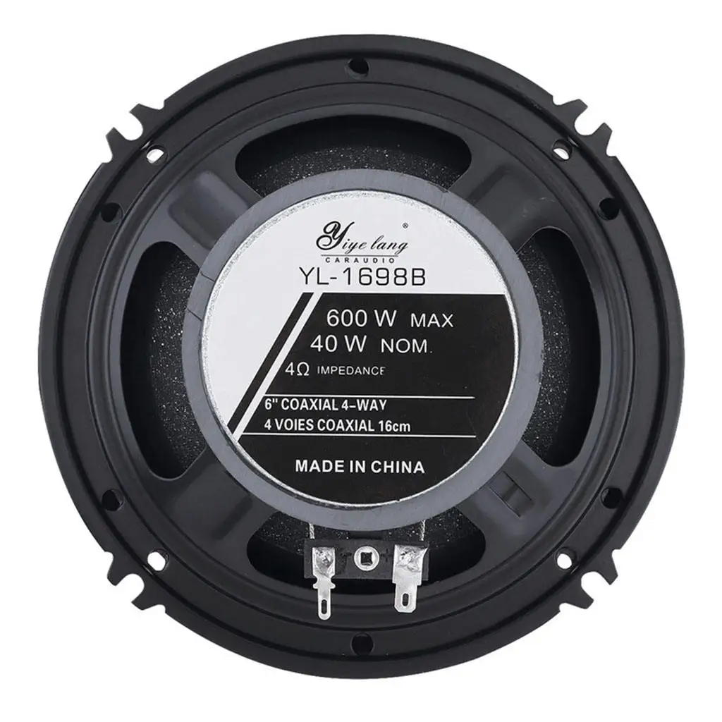 2Pcs 6.5` 40W Car Subwoofer Car Audio Active Subwoofer Bass Amplifier Speaker 160mm 4 Way Car Amplifier Subwoofers Woofer