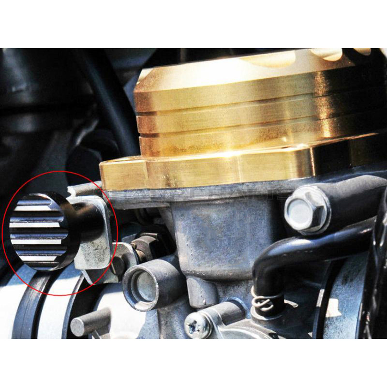 Motorcycle Fluted Carburetor Choke Knob Fit for  Scrambler
