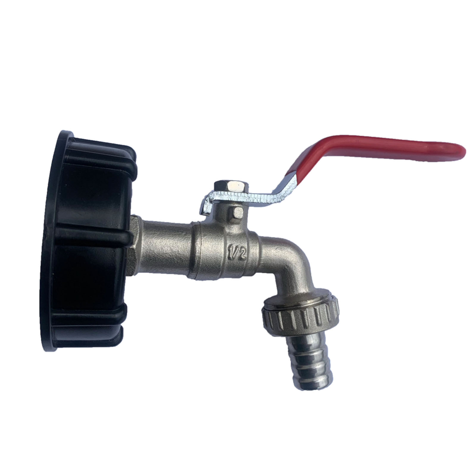 Garden IBC Tank Adapter 1/2'' Coarse Thread 15mm Water Outlet Oil Fuel Brass Outlet Water Tape Valve Fitting Parts Repalcement