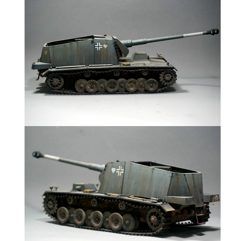 1/35 German Sturer Emil Tank Model Plastic Military Model Building Kits