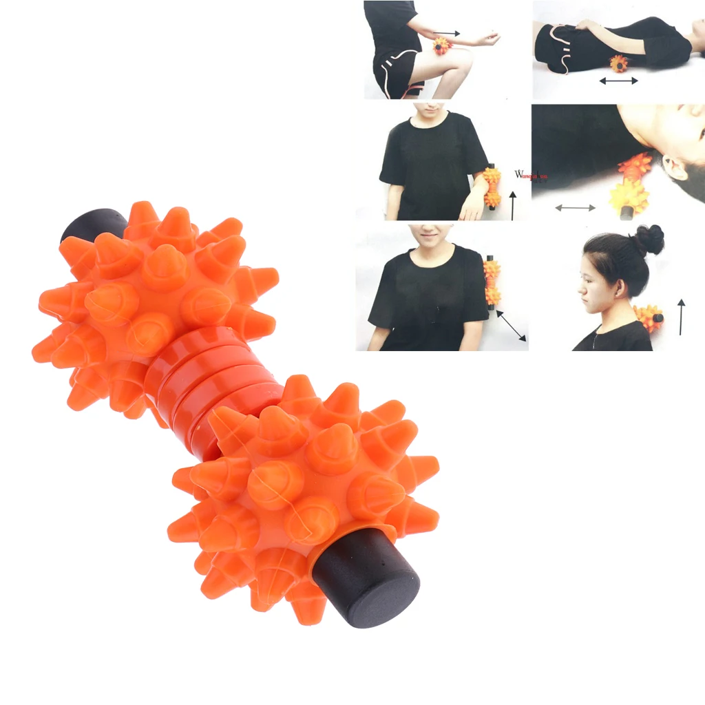 Plantar Fasciitis Foot Massager Roller Peanut Spiky Massage Balls for Yoga