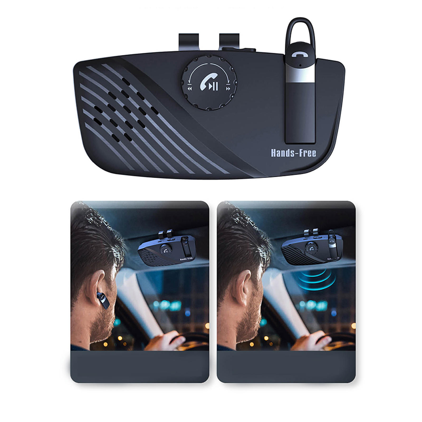 Car Bluetooth Speakerphone Portable In 